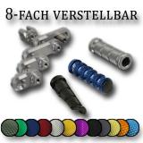 Verstellbare Vario-Furasten fr den Fahrer - passend fr BMW F650GS Bj. 08-13