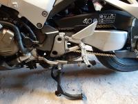 Verstellbare Vario-Furasten fr den Fahrer - passend fr Honda VFR 800 X Crossrunner Bj. 11-