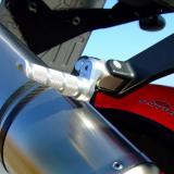 Verstellbare Vario-Furasten fr den Sozius - passend fr Aprilia SL 750 Shiver Bj. 07-