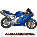 Runde Carbon-Auspuffanlage fr Kawasaki ZX6-R 2003 + ZX636R 2003-2004